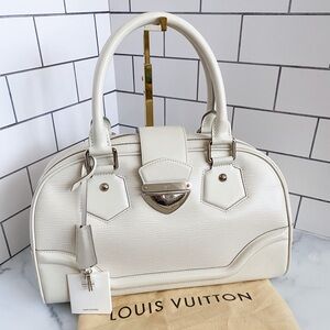 Louis Vuitton Bowling Montaigne GM - Ivory Epi Leather